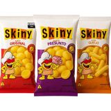 Kit 50 Salgadinhos Skiny De Milho 35g Sabores Variados