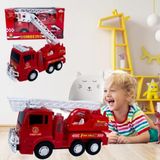 Caminhão Bombeiro Som E Luzes Brinquedo Infantil Educativo