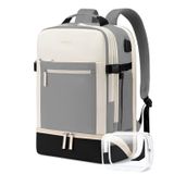 Mochila Zomfelt Carry On Para Mulheres Com Compartimento Para Sapatos De 17,3 Polegadas
