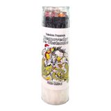 Remova Obstáculos - Palm Wax Spiritual Intention Spell Candle - [preto/branco] | Vela Casa Esoterica Perfumada- (removedor De Obstáculos)