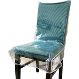 Capas De Cadeira De Jantar Impermeáveis De Plástico Transparente Pvc (2)