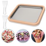 Máquina De Sorvete Laminada Fszsees Instant Cold Plate Orange