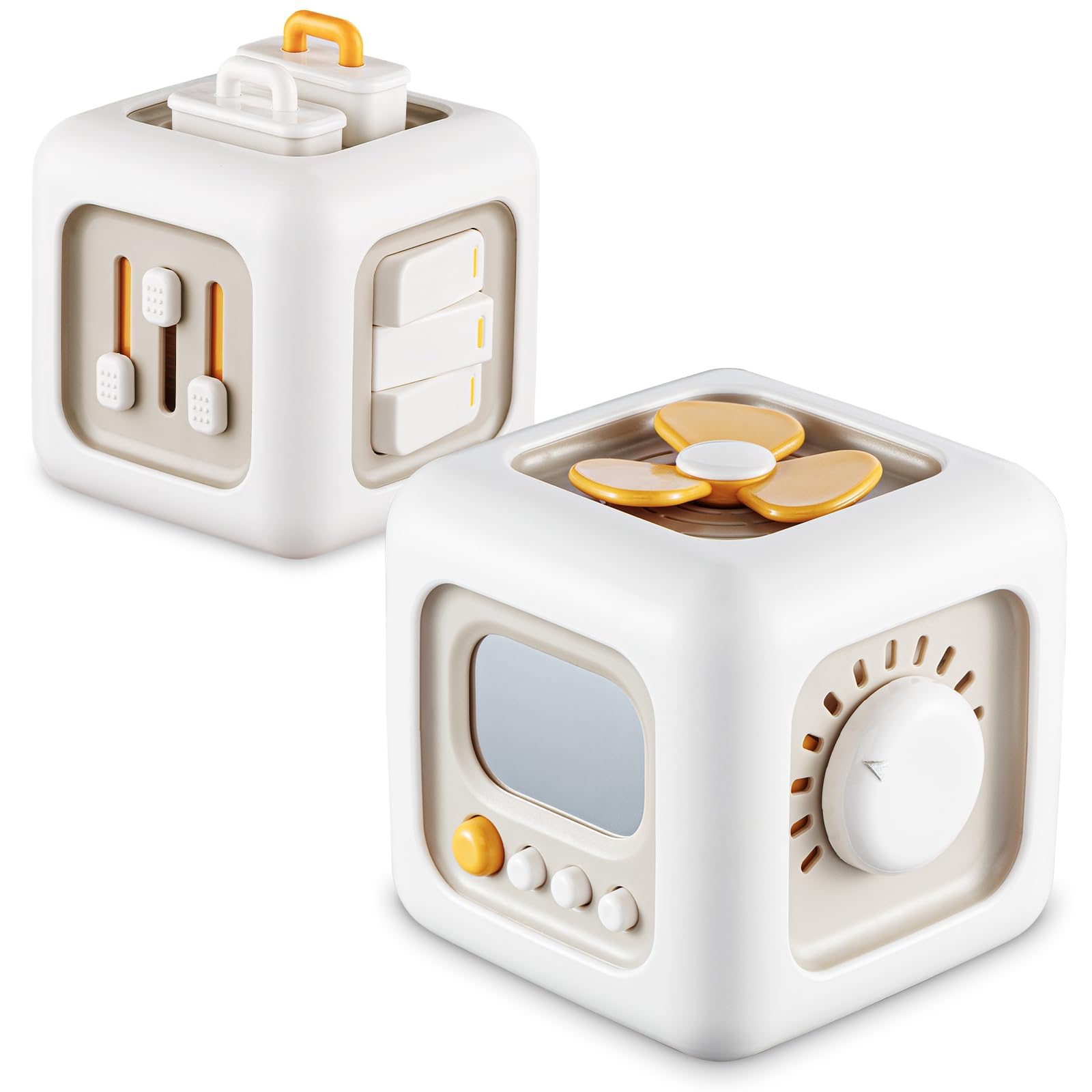 Activity Cube Bessome Busy For Fine Motor De 1 A 3 Anos Com Ventilador