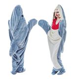 Cobertor De Flanela Supermacia Para Adultos Shark Somik