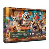 Quebra-cabeça Bboldin Dog Puppy Pizza 1000 Peças Para Adultos