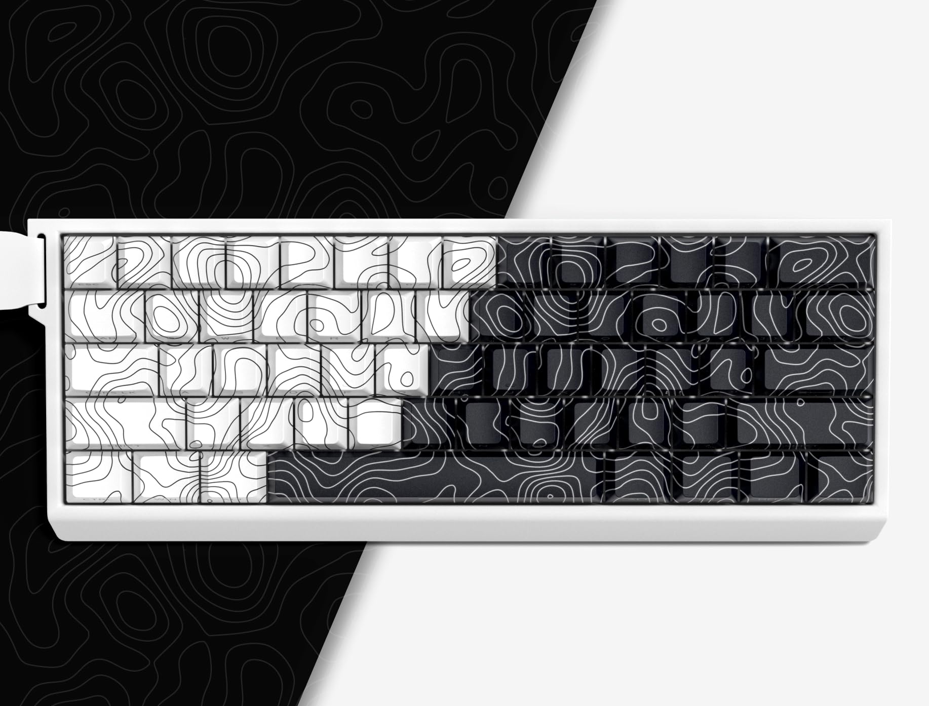 Teclas Dagaladoo Double Shot Pbt Topographic Tkl Us Layout
