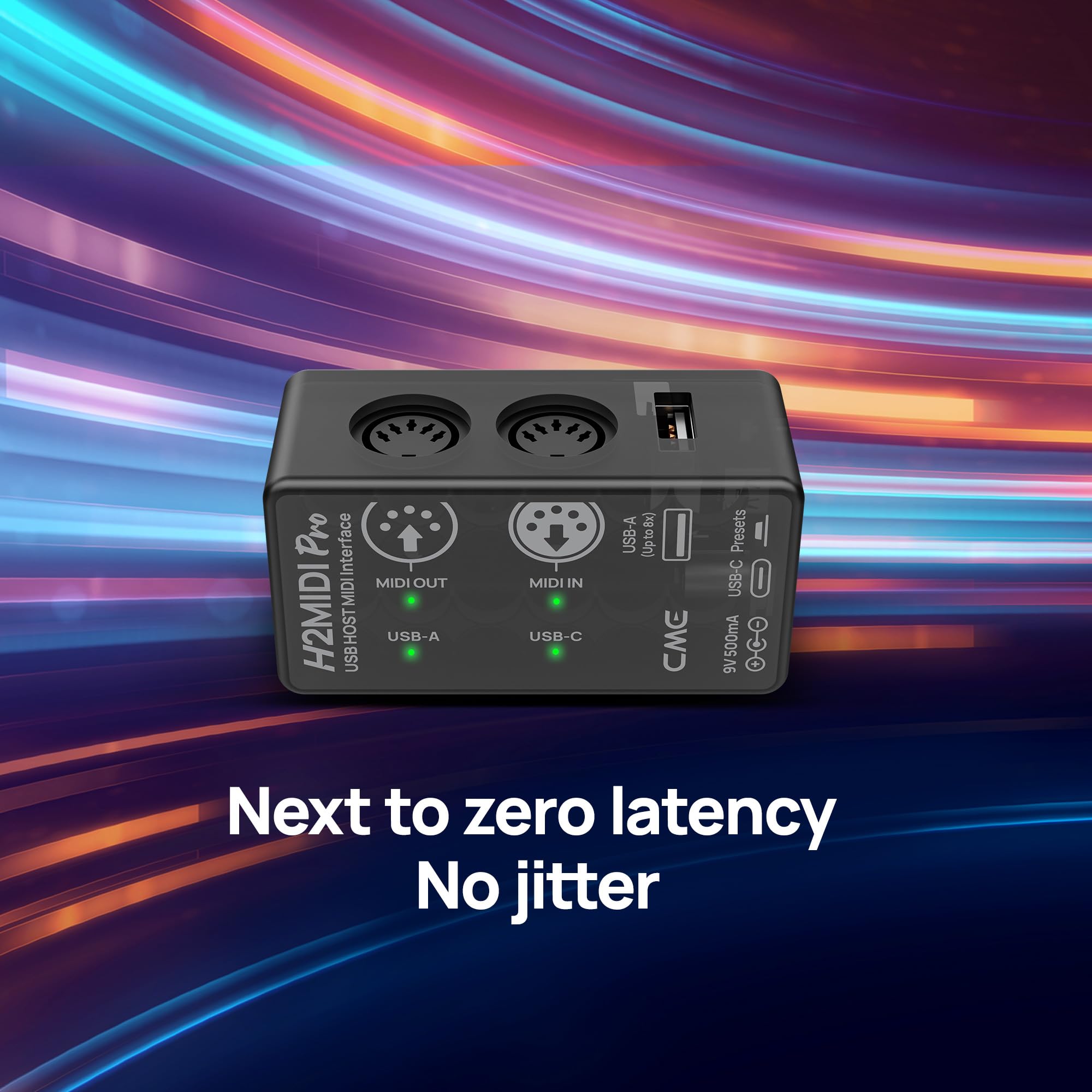 Interface Midi Usb Host Cme H2midi Pro Com Roteador, Filtro E Mapa