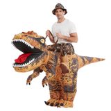 Fantasia De Dinossauro Inflável Goosh T-rex Para Adultos De Halloween