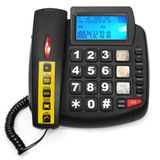 Telefone Desktop Wucohati Multifuncional Para Idosos Com Armazenamento De Fotos