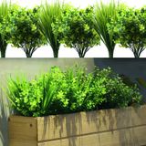 Conjunto De Plantas Artificiais Willbond 16 Peças Para Interior E Exterior