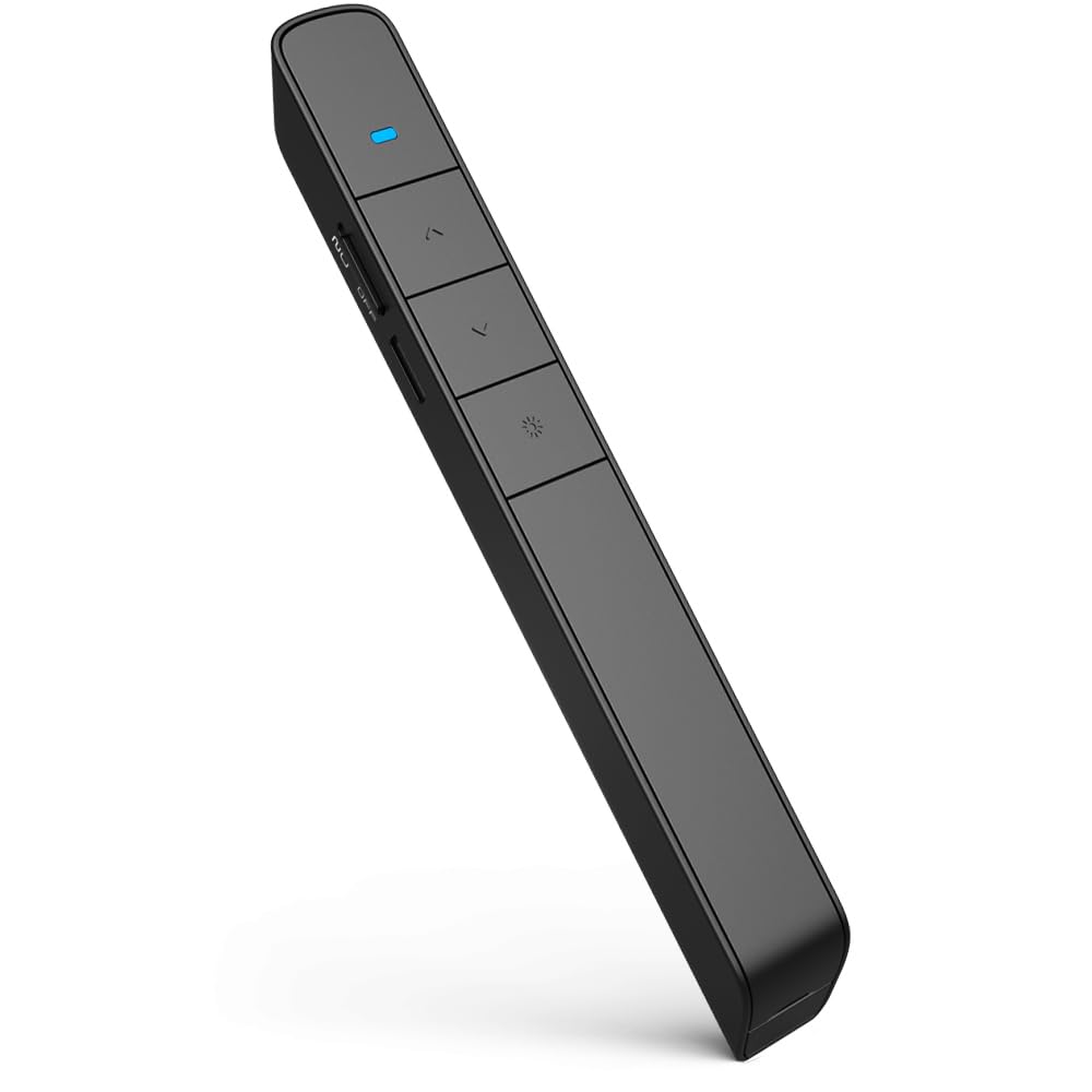 Presentation Clicker Norwii N75 Recarregável Com Luz Verde