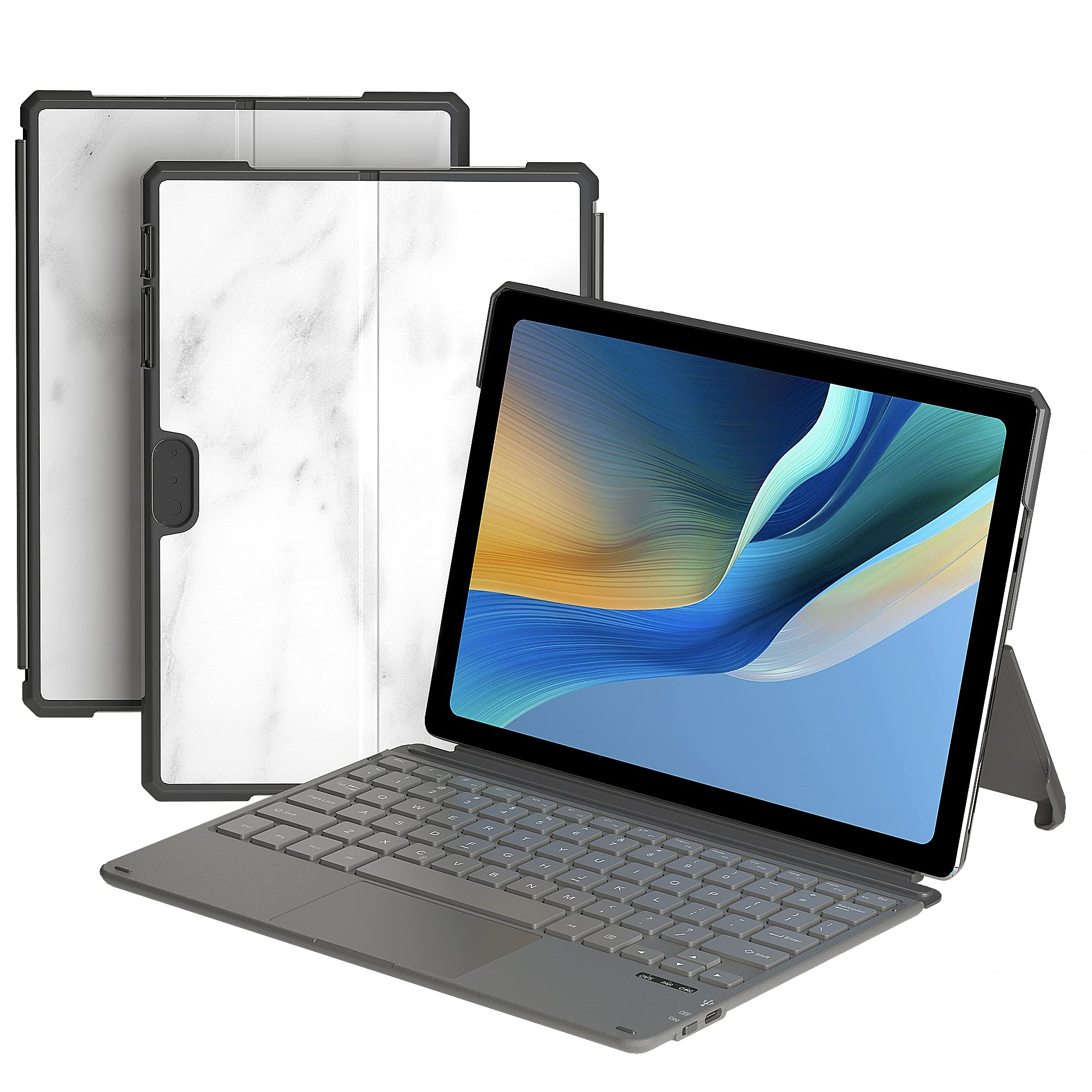 Capa De Teclado Qulose Para Surface Go (3/2/1) Com Bluetooth