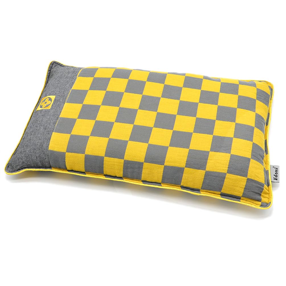 Almofada De Pescoço Edomi Buckwheat Hulls Preenchendo Loft Ajustável