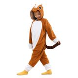 Pijama Yameng Kids Cosplay Fantasia Brown Horse 2-12y
