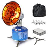 Aquecedor Portátil De Acampamento A Gás Lixada Lixada Lightweight Com Cobertor