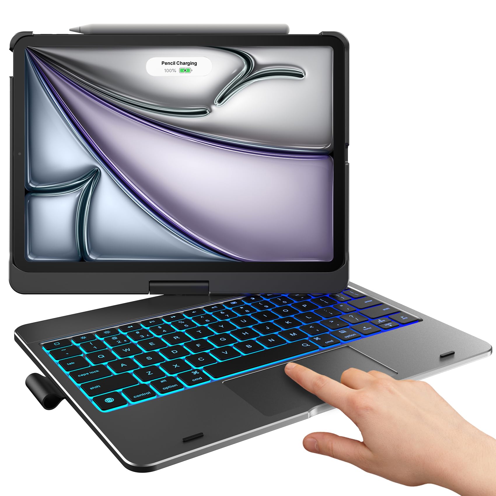 Capa De Teclado Typecase Touch Para Ipad Air 11 E Pro De 11 Polegadas