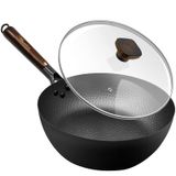 Frigideira Aneder Skillet Antiaderente Ferro De 28 Cm Com Tampa