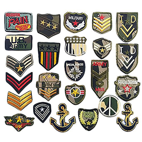 Emblemas Patch Libiline Soldier Para Crianças - 24 Unidades