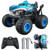 Carro De Controle Remoto Acammzar Monster Truck 2,4 Ghz 2 Bat 60 Min