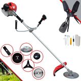 Roçadeira À Gasolina Anmax Cg430p 43cc 9.000rpm 2hp De Potência Com Carretel + 4 Lâminas De Cortes + Escova De Aço 38 Cerdas