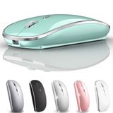 Mouse Bluetooth Recarregável Mouse Bluetooth Sem Fio Para Ipad Pro Ipad Air Mac Macbook Pro Macbook Air Laptop Chromebook Windows Hp Dell (azul)