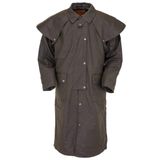 Casaco Outback Trading Low Rider Impermeável Em Pele Oleosa Marrom 2xl