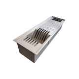 Calha Úmida Gourmet Escorredor Cozinha 60x19 Aço Inox Prata