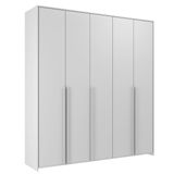 Guarda-roupa De Bebê 5 Portas Modulados Cinza