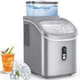 Máquina De Fazer Gelo Cowsar Countertop 13 Kg/24h, Autolimpante, Cinza