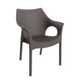 Cadeira Para Jardim 82cmx61cm Relic Cinza Mushroom