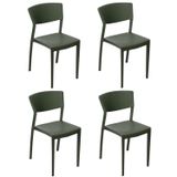 Conjunto Com 4 Cadeiras Para Jardim Oui Verde Alecrim