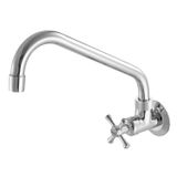 Torneira para Cozinha de Parede Bica Móvel 1165 C 24 Tetra Meber Metais Cromado