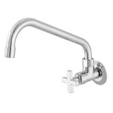 Torneira Cozinha Bica Movel Parede 1165 C 22 1/2 Ba Bl Cromado