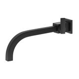 Torneira Lavatório Parede 1182 Athena Slim Matte Meber Preto Matte