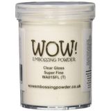 Pó De Estampagem Wow! Frasco Grande De 160 Ml De Brilho Transparente