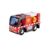 Caminhão De Bombeiros Toy Hape Caminhão De Bombeiros Com Sirene, Conjunto De 2 Peças