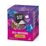 Bolo De Aniversário Petitos Delícias Do Chef Sabor Brigadeiro Para Cães 235g