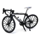Miniatura Bicicleta Bike Speed Preto/cinza Metal 1:8