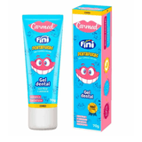 Gel Dental Com Flúor Fini Dentaduras Sabor Framboesa E Morango 70g