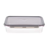 Pote Retangular Em Aço Inox 5 Litros Kenya