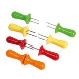 Kit 6 Peças Com Suporte Para Espiga De Milho Em Aço Inox Zyliss