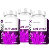 Suplemento Café Verde 60 Cápsulas Kit 03 Unidades