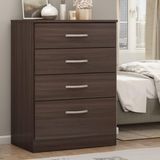 Cômoda Com 4 Gavetas 63cm Multimóveis Cr35290 Café Touch