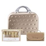 Kit Frasqueira Love, Kit De Frasco 10pç, Necessaire Rocambole Bege