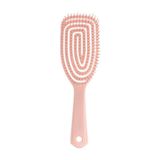Escova Raquete Easy Flexi Proart Desembaraço Rápido, Cerdas Macias E Base Flexível Rosa