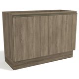 Balcao Pia Sem Tampo 2p 120 Cm Mdp Maxxi G745 Nogal Kappesberg