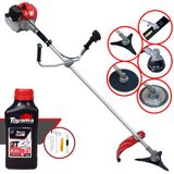 Roçadeira Multifuncional Anmax Cg430p À Gasolina 43cc 2hp 9.000rpm Completa 5 Em 1 Com Carretel + Kit 4 Lâminas De Corte + Óleo Toyama 2 Tempos