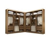 Closet Berlim Premium 8 Gavetas Convencional Rufato Imbuia