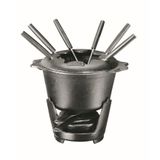 Fondue Queijo Chocolate Preto Ferro Panela Mineira 18cm 1,2l