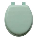 Assento Sanitário Tampa Vaso Almofadado Super Macio Todos Os Modelos De Privada Lavabo Cor:verde